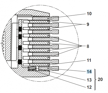 Stahlscheibe Adlerkupplung 1.5mm, # F35532;